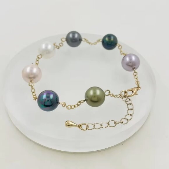Pearl Shell Link Bracelet - Picture 3 of 3